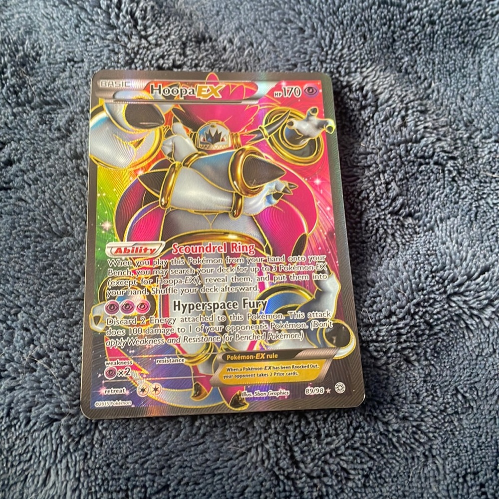 Pokemon Hoopa EX 89 Full Art